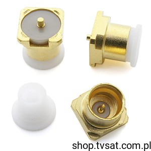[4szt] HF-CONNECTOR Coaxial HF H=5mm Fii=3mm TO-PCB XUNDA