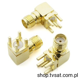 [2szt] C7844 HF Socket Angle to PCB THT ROSENBERGE