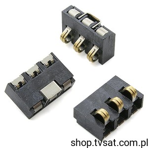 [40szt] 8801A07 Batery Connector 3 Pin SMD LUMBERG