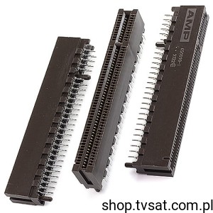 [2szt] 650090-1 Connector 2 x 56 Pin THT AMP