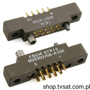 [1szt] M55302/58-A10X Connector 11 Pin PANEL AIRBORN