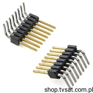 [20szt] TMS-108-01-S-S-RA Connector 8 Pin Angle Gold THT SAMTEC
