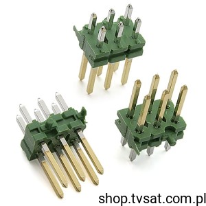 [40szt] 825440-3 Connector 2 x 3 Pin Vertic THT AMP