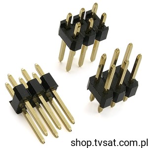 [20szt] 944-13-006-00 Connector 2 x 3 Pin Gold THT W&P
