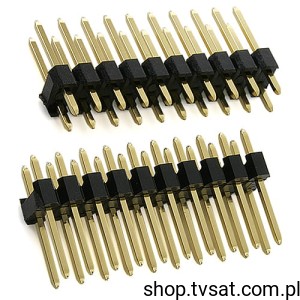 [4szt] M20-070030W1045 Connector 2 x 10 Pin Gold THT HARWIN
