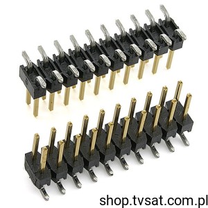 [20szt] 146130-9 Connector 2 x 10 Pin Gold SMD TYCO