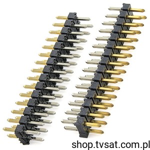 [4szt] MTMM-115-03-SD120 Connector 2 x 15 Pin Gold THT SAMTEC