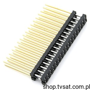 [4szt] 2X17-PIN-BLOCK-GOLD Connector 2 x 17 Pin Gold THT MOLEX