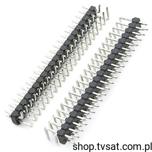 [10szt] HEADER-2X21-PIN Connector 2x21Pin h=5mm R=2.54mm THT 