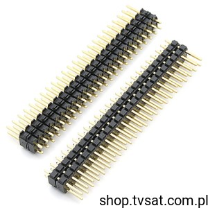 [4szt] 2X24-PIN-GOLD-BLOCK Connector 2 x 24 Pin Gold THT XUNDA