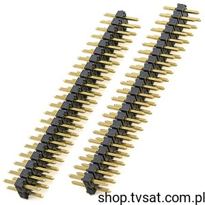 [4szt] MTMM-122-03-G-D-120 Connector 2 x 22Pin Gold THT SAMTEC