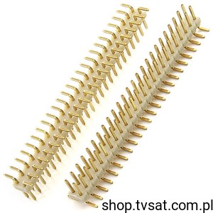 [4szt] SS2-050-H138 Connector 2 x 25 Pin Gold SMD ETEC