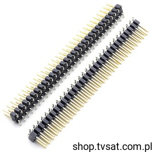 [3szt] 2X30-PIN-BLOCK-GOLD Conn 2x30Pin h=8mm R=2.54mm SMD SAMTEC