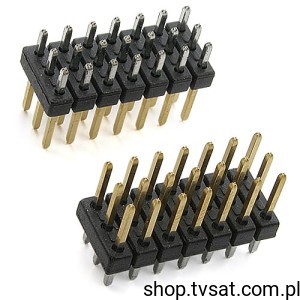 [10szt] 3949752C007470 Connector 3 x 7 Pin Gold THT KONTEK