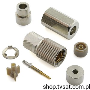 [2szt] C42334-A75-A18 HF Coaxial Plug 75 Ohm PLUG SIEMENS