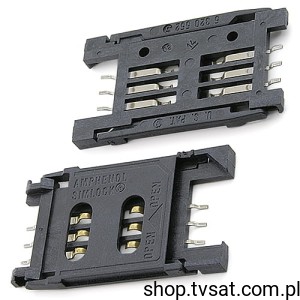 [20szt] C70710M0065002 C707A Lock for  Cards SIM AMPHENOLDE