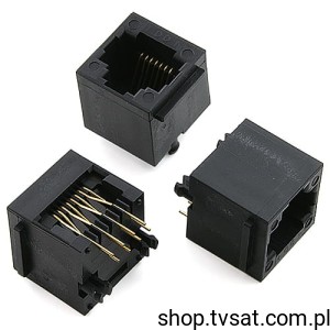 [20szt] 90598-001 RJ-45 Phone Socket THT BERG