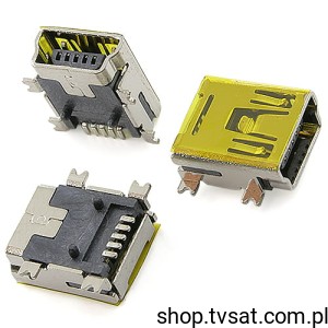 [40szt] 65100516121 Mini USB Socket 5 Pin SMD WURTH