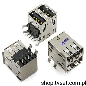 [5szt] Złącze 2xUSB-A 020122MR SUYIN