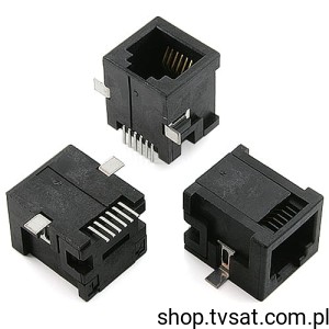 [20szt] HJC0295-011029 RJ-11 Socket SMD HOSIDEN