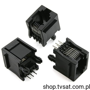 [50szt] HJC0278-010022 RJ-11 Jack Socket THT HOSIDEN