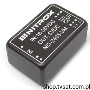 [1szt] NI3-2405-VM DC-DC In=18-36V Out=+5V THT NITROX