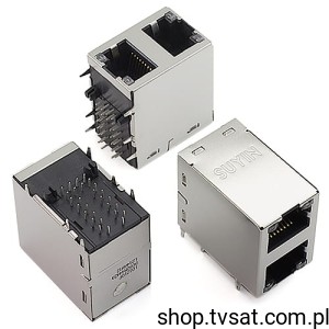 [3szt] 101210FHACVM RJ-45 Socket Telcom THT SUYIN