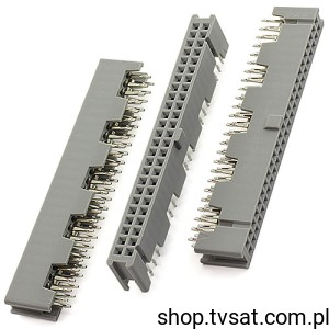 [2szt] JE-1500-7925-7 Socket 2x25 Pins THT 3M 