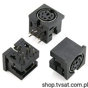[20szt] TCS7930-16-401 Socket MIDIN 6 THT HOSIDEN