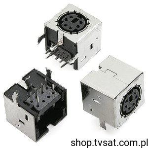[20szt] TCS7262-01-21177 Socket MIDIN 6 THT HOSIDEN