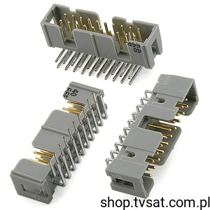[4szt] 80-6105-7431-3 Connector 2x10 Pins Horiz DIN THT 3M 