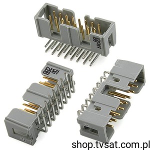 [4szt] 2516-5002UB Connector 2x8 Pins Horiz DIN THT 3M 