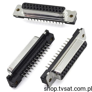 [2szt] 745967-6 Socket D-SUB DB25 to PCB THT TYCO