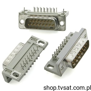 [2szt] V42254-A3326-C315 D-SUB Connector to PCB DB15 THT SIEMENS