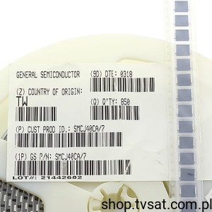 [50szt] SMCJ40CA Transil Diode 40V 1200W SMD-SMC GSE