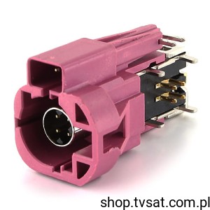 [2szt] 99S2UI-40MA5-HX RF CONNECT RIGHT ANGLE PLUG VIOLE THT ROSENBERGE