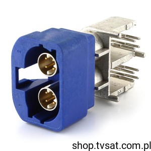 [2szt] D4S20W-40MA5-C RIGHT ANGLE PLUG PCB BLUE THT ROSENBERGE