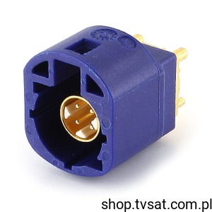 [2szt] D4S10A-400L5-C STRAIGHT PLUG PCB W. HOUSING BLUE THT ROSENBERGE