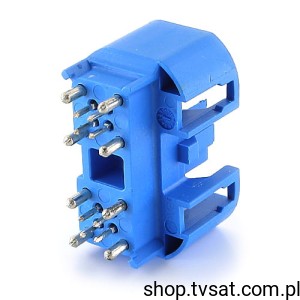 [2szt] D4S10V-40MA5-C Twin Straight PCB Plug Blue THT ROSENBERGE