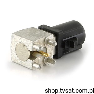 [3szt] 59S21B-40MT5-A RIGHT ANGLE PLUG FOR PCB BLACK THT ROSENBERGE