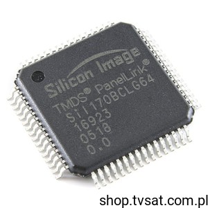 [2pcs] SiI170BCLG64 Panel Link Receiver SMD-QFP64 SILICONIMG