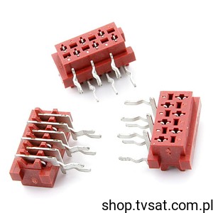 [40szt] TMM-5-0-06-1 Connector DIP R/A  Female 6W THT AMPHENOL