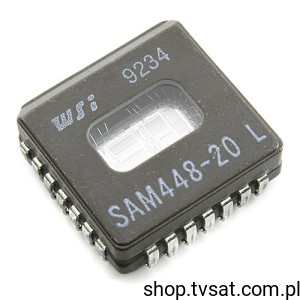 [1szt] SAM448-20L Erasable VU PLD PLCC28CW WAFERSCALE BULK