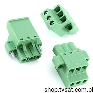 [3szt] MSTBVA2,5-3-G-5,08 1755749 Terminal Block 3 Pin THT PHOENIX