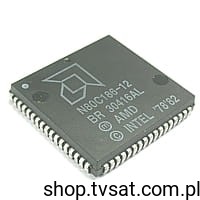 [5szt] N80C186-12 CMOS 16-Bit 12MHz UPC SMD-PLCC68 AMD USED