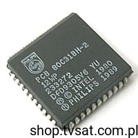 [3pcs] PCB80C31BH-2-12WP UPC 8-Bit CMOS SMD-PLCC44 PHILIPS