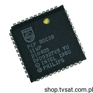 [4szt] PCF80C39-11WP MCU 8Bit PLCC44 No ROM SMD-PLCC44 PHILIPS
