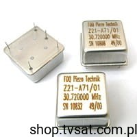 [2szt] 30.720000MHz Quartz Generator THT FOQ