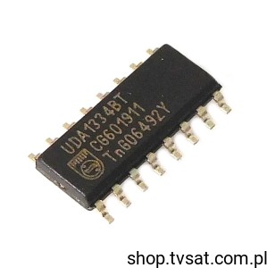 [10pcs] UDA1334BT DAC Converter 24-Bit Audio SO16 SMD-SO16 PHILIPS 300