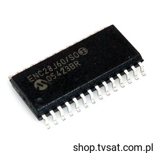 [2szt] ENC28J60T-SO Ethernet Controller with SPI SMD-SO28L MICROCHIP